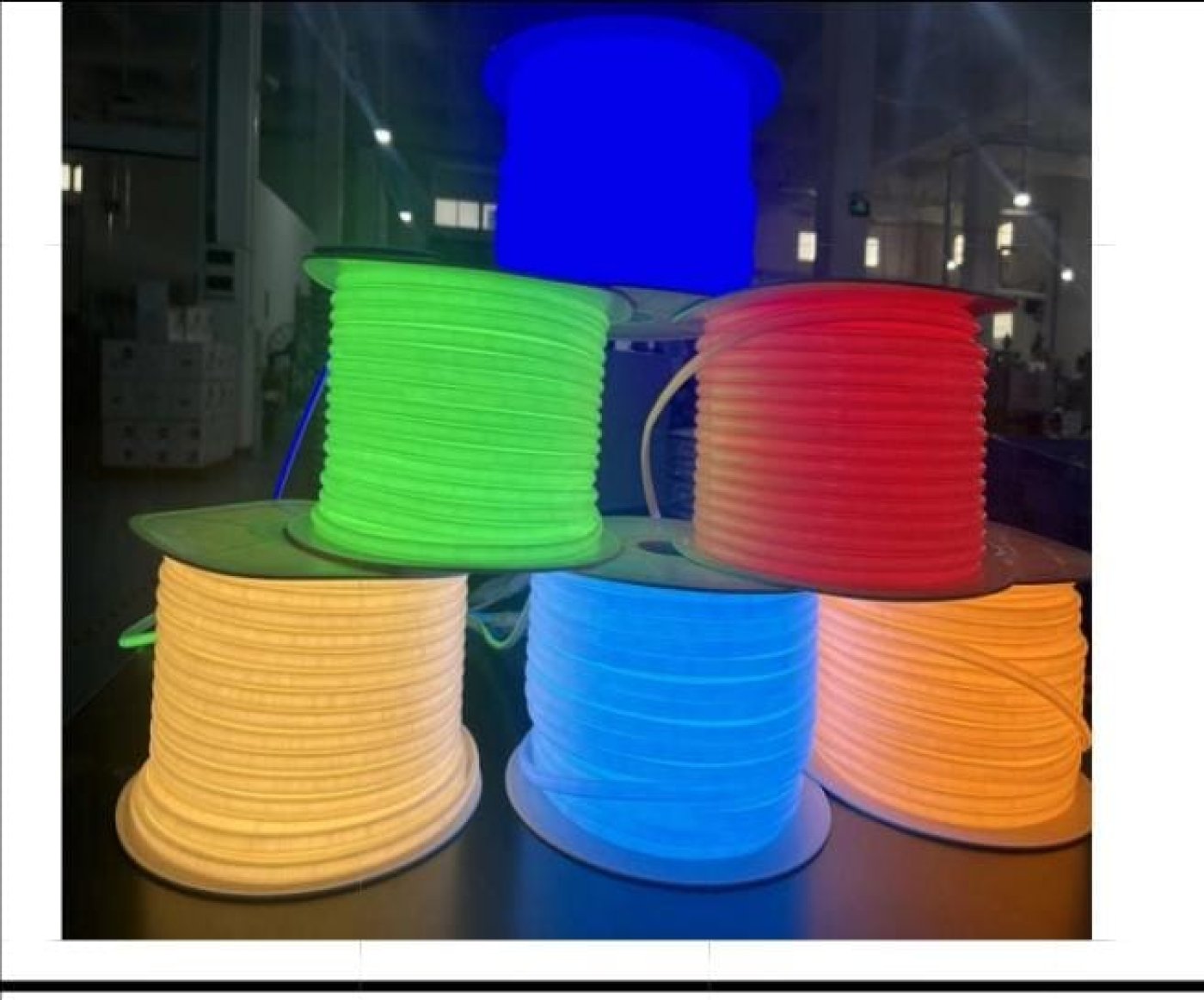 BOBINA DE NEON COB A 220V X 100M COLOR