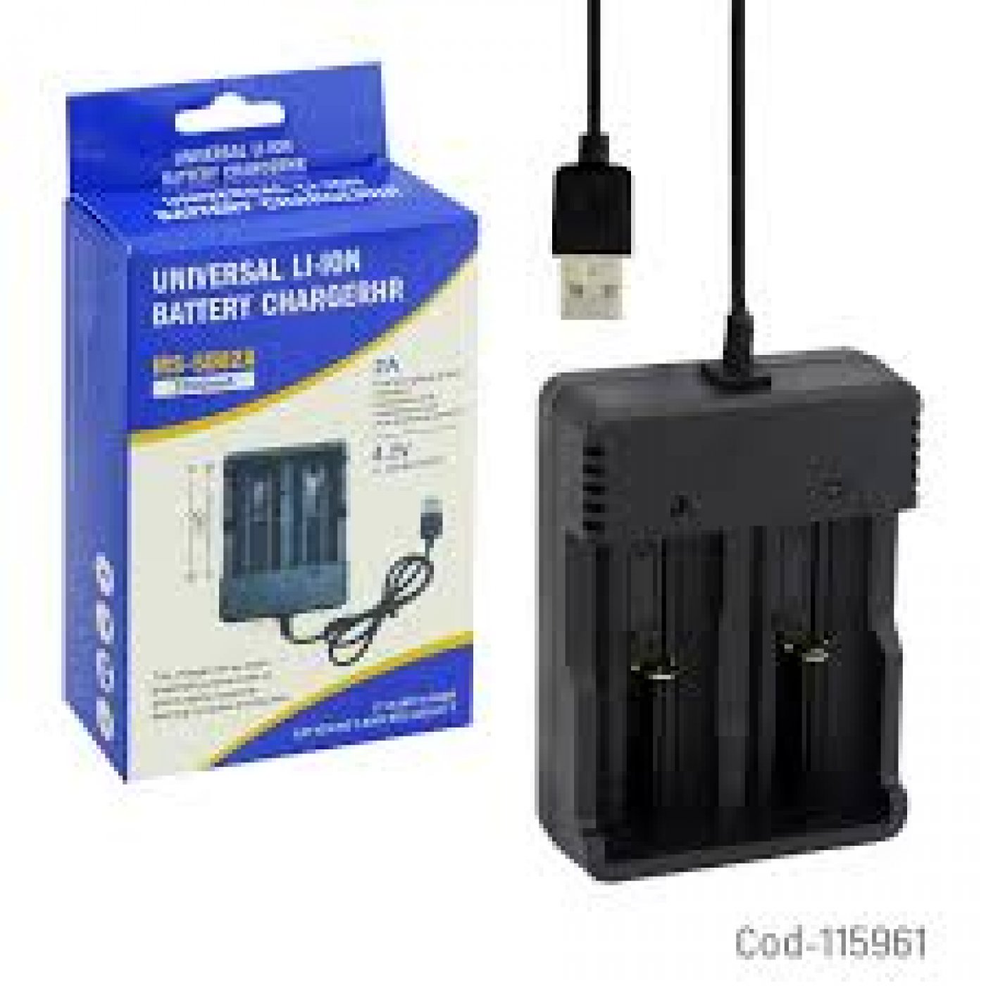 Cargador de Pilas y Baterias x 4posiciones