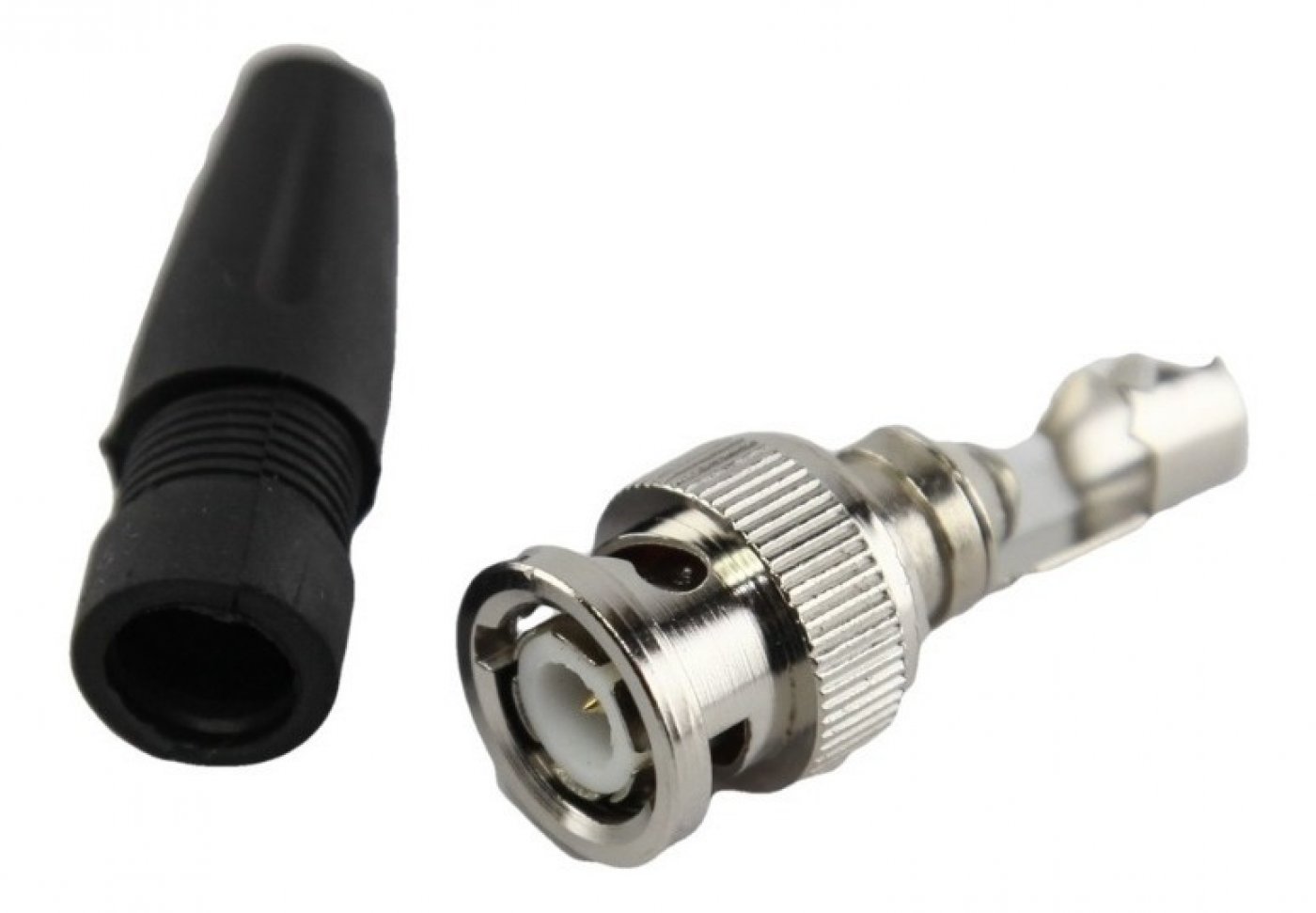 FICHA BNC CON CAPUCHON COAXIL 