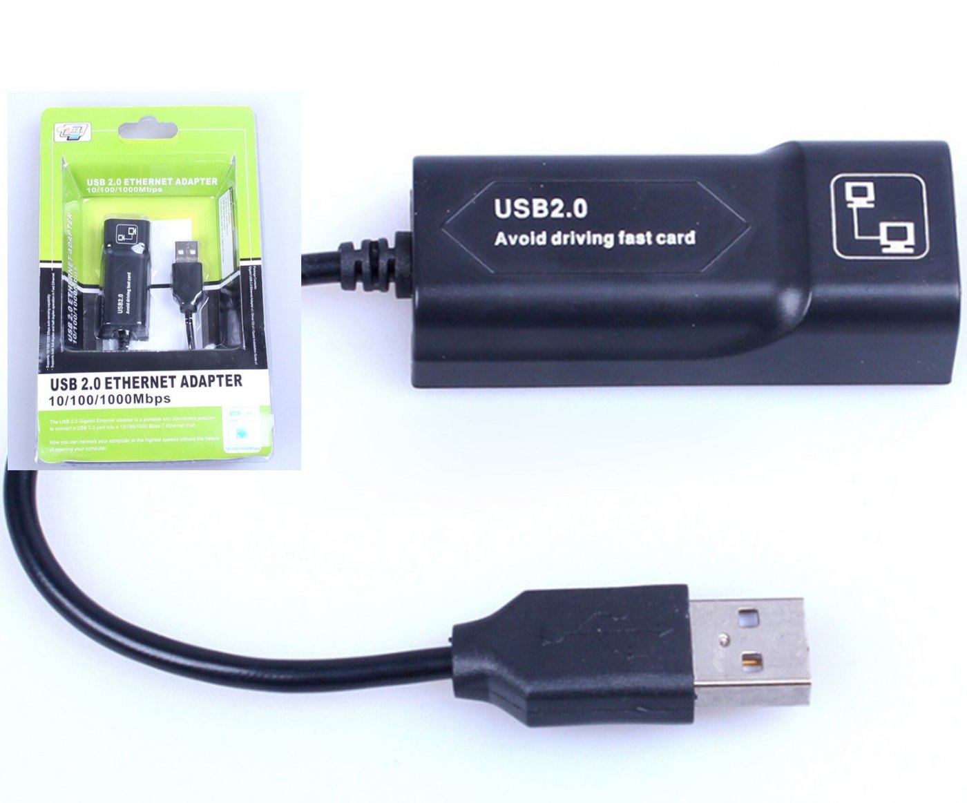 PLACA DE RED USB A RJ45 2.0