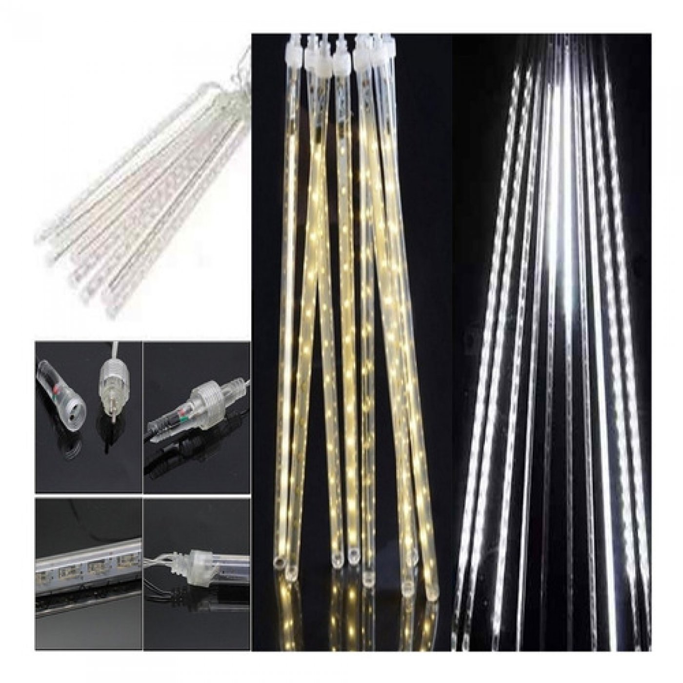 TIRA LED LLUVIA METEORITO(fria/calida)